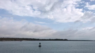 Space X Falcon 9 Rocket CRS-10 Landing at Cape Canaveral Florida from Jetty Park 2/19/17 Sonic Boom