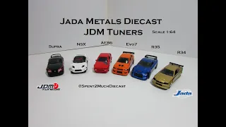 Jada JDM Tuners (Metal Diecast) 1:64 Scale Wave 5