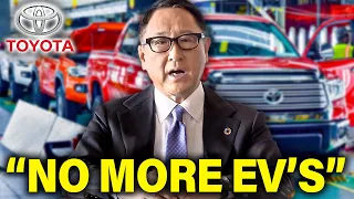 Toyota CEO Admits The Truth | HUGE NEWS!