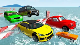 Cars Water Test #1 - Beamng drive