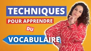 How to learn vocabulary in French ?