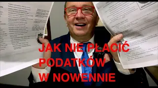 Jak nie płacić podatków w nowennie YES:)odcinek 245