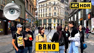 Czech Republic 4k walk in Brno - The capital of Moravia 🇨🇿 HDR ASMR