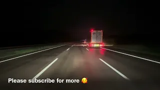 German roads autobahn after midnight