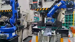 Robot Press Tending 200T Line