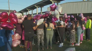 Family and friends remember Brittany Ussin with balloon release