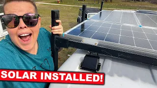 2006 Dodge Sprinter Van Build Updates | Solar Installed With HUGE Inverter | Will This Work?