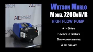 Watson Marlow 720DuN/R peristaltic pump (4186H PUMP)