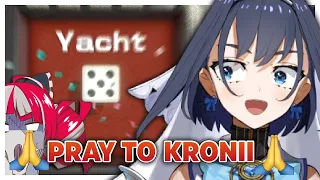 Narcissist Kronii pray to herself, get yacht, and turns the table !!!! 🙏PRAY TO KRONII🙏 !!!!