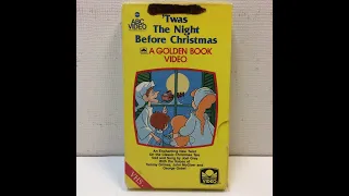 Opening And (RARE) Closing To Twas The Night Before Christmas 1987 VHS