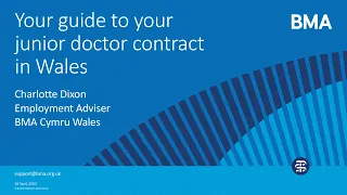 Guide to your junior doctor contract in Wales