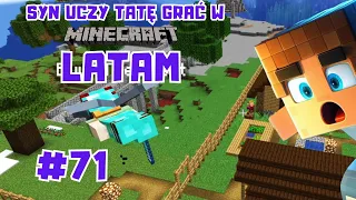 ELYTRA UCZĘ SIĘ LATAĆ  - SYN uczy TATĘ grać w Minecrafta