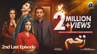 Zakham 2nd Last Episode 45 - [Eng Sub] - Aagha Ali - Sehar Khan - 21st July 2022 - HAR PAL GEO