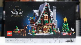 LEGO Creator 10275 ELF CLUB HOUSE Review! (2020 Winter Village)