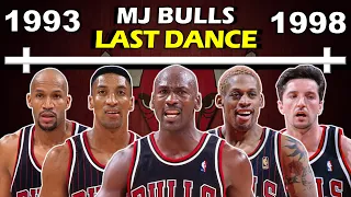 Timeline of JORDAN and the BULLS' 2ND THREE-PEAT | The Last Dance | Bulls Dynasty