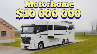 Mercedes-Benz Motorhome Actros - A complete package that costs millions Germany #Mercedes #motorhome