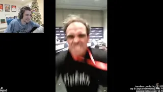 xQc Reacts To Steven Ogg (GTA5 TREVOR) Screaming “Go F*** Yourself”