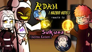 Hazbin Hotel Heaven reacts to Sukuna ❤️🙏 Gacha Hazbin Hotel reacts to JJK Jujitsu Kaisen