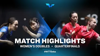 K. Ishikawa /Miu Hirano vs S. Loeuillette/Y. Jia Nan | WTT Contender Doha 2021 | WD | QF Highlights