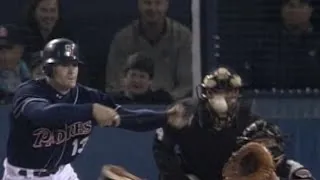 Davis' bunt single breaks up Schilling's perfect game in 2001