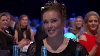 Idrottsgalan 2017 årets kvinnliga idrottare Sarah Sjöström