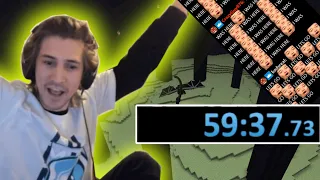 XQC Minecraft Speedrun SUB 1 HOUR! | 1.16 Any% RSG 59:37