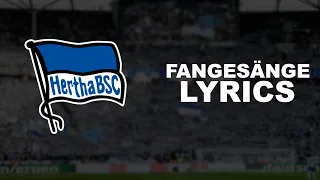 HERTHA BSC | FANGESÄNGE (Lyrics)