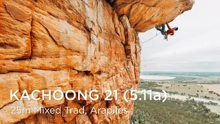 Kachoong 21 (5.11a), 25m Mixed Trad, Arapiles, Australia