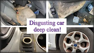 Cleaning the dirtiest Ford Focus car ever! Pensioner ripped off by auto garage!