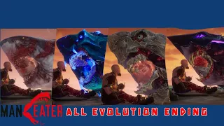 Maneater: All Evolution ending and boss fight gameplay