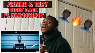 ARMON &TREY- RIGHT BACK FT. NBA YOUNGBOY OFFICIAL VIDEO REMIX [REACTION] #armonandtrey #kingggkashhh