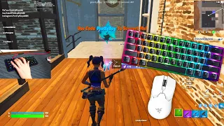 Razer Huntsman Mini Analog Keyboard Sounds 😴 ASMR 😍 Smooth Fortnite Titled Towers Gameplay 240FPS