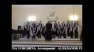 Boys choir "Iskra". С.Рахманинов, ст. Некрасова  "Славься"