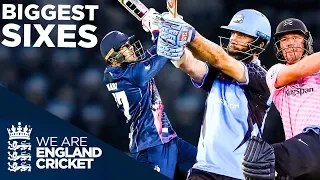 Ali, Nabi, De Villiers HUGE SIXES! 🚨 | Biggest And Best - Vitality Blast 2019 | England Cricket 2019
