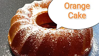 Orange Cake made with few ingredients