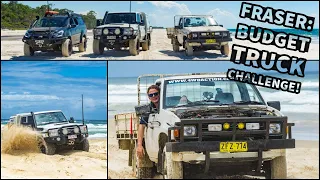 BUDGET 4WD CHALLENGE! $1000 ute takes on Fraser Island!