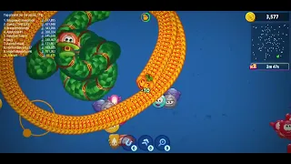 🐍WormsZone.io ❤001 Slither Snake Top01 _Best World Record Snake Epic cacing WormsZoneio #341