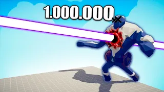 1.000.000 DAMAGE LASER GUN vs UNITS - TABS | Totally Accurate Battle Simulator 2023