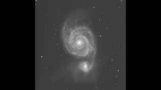 Flattening the curve, using IRIS.  Visualizing M51 Whirlpool galaxy data for my first ever tutorial!