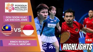 Goh/Lai  (MAS) vs Rivaldy/Mentari (INA) - F | Malaysia Masters 2024