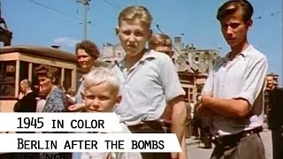 Berlin 1945, color film footage showing life in the destroyed city (SFP 186)