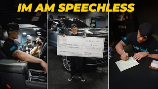 His car was leaking oil, so we gave him a $100K Truck