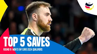 Double save by Hallgrimsson! 👥 | Top 5 Saves | Round 6 | Men's EHF EURO 2024 Qualifiers