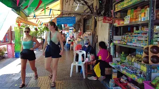 4K 🇹🇭 Walking Bangkok's Old Town | Tha Tian Pier to Sanam Chai MRT Station | Thailand 2023