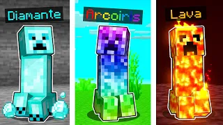 MINECRAFT pero EXISTEN CREEPER de CUALQUIER BLOQUE 😂💥 INVICTOR ROLEPLAY