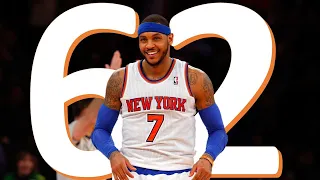 Carmelo Anthony 62 point full game highlight highest score Bobcats vs Knicks#carmeloanthony #knicks