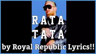 Rata-tata Lyric Video!! - Song by Royal Republic - Luigi’s Lyric Videos