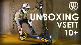 VSETT 10+ ELECTRIC SCOOTER Unboxing - A new GENERATION