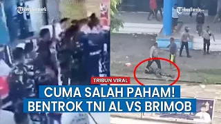 Terlibat Bentrok, Anggota TNI AL Terkapar dengan Brimob di Pelabuhan Sorong saat Amankan Mudik !