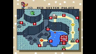 Vanilla Dome 2, Secret Exit, Red Switch - Super Mario World (SNES)